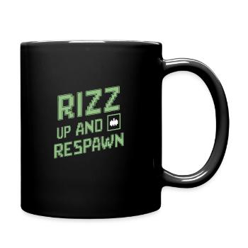 Rizzler Culture Gaming Life Rizzler Quotes - Tasse einfarbig - Schwarz - Rechts