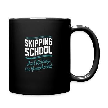Homeschool Mom Dad Family Life Community Journey - Tasse einfarbig - Schwarz - Rechts