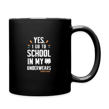 Homeschool Mom Dad Family Life Community Journey - Tasse einfarbig - Schwarz - Rechts