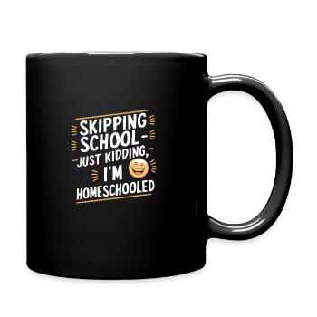 Homeschool Mom Dad Family Life Community Journey - Full Colour Mug - black - Right
