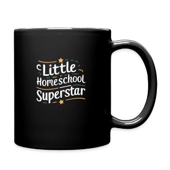 Homeschool Mom Dad Family Life Community Journey - Full Colour Mug - black - Right