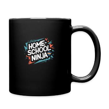 Homeschool Mom Dad Family Life Community Journey - Tasse einfarbig - Schwarz - Rechts
