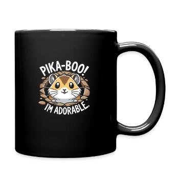 Design américain Pika Lover pour Pika - Mug uni - noir - Droite