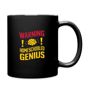 Homeschool Mom Dad Family Life Community Journey - Full Colour Mug - black - Right