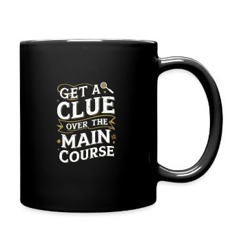 Meurtre Mystère Tenue De Dîner, Fête, Scène De Crime - Mug uni - noir - Droite