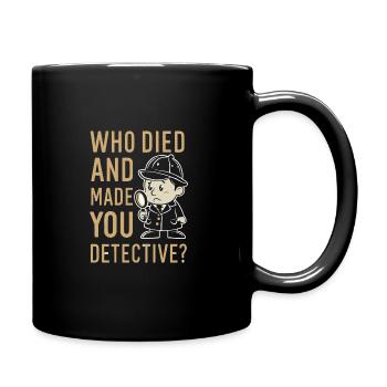 Meurtre Mystère Tenue De Dîner, Fête, Scène De Crime - Mug uni - noir - Droite