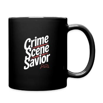 Meurtre Mystère Tenue De Dîner, Fête, Scène De Crime - Mug uni - noir - Droite