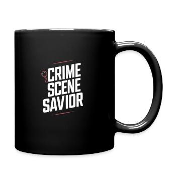 Meurtre Mystère Tenue De Dîner, Fête, Scène De Crime - Mug uni - noir - Droite