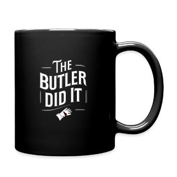 Meurtre Mystère Tenue De Dîner, Fête, Scène De Crime - Mug uni - noir - Droite