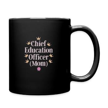 Homeschool Mom Dad Family Life Community Journey - Full Colour Mug - black - Right
