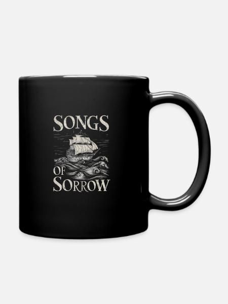 Sailors Sea Shanty Singing Ship Adventures - Full Colour Mug - black