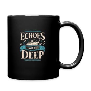 Sailors Sea Shanty Singing Ship Adventures - Tasse einfarbig - Schwarz - Rechts