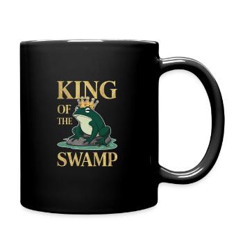 Chasseur de grenouilles amphibiens, piégeage de grenouilles - Mug uni - noir - Droite