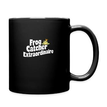 Chasseur de grenouilles amphibiens, piégeage de grenouilles - Mug uni - noir - Droite