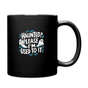 Ghost Bait Halloween Parapsychology Paranormal - Full Colour Mug - black - Right
