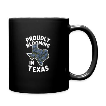 Texas Wildflowers Season Fields Flowers Texas - Full Colour Mug - black - Right