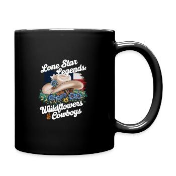 Texas Wildflowers Season Fields Flowers Texas - Full Colour Mug - black - Right