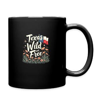 Texas Wildflowers Season Fields Flowers Texas - Full Colour Mug - black - Right