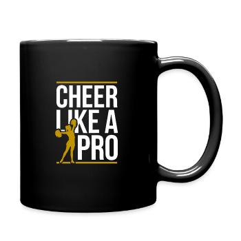 Cheerleading and Stunt Team Training for Spirit - Full Colour Mug - black - Right
