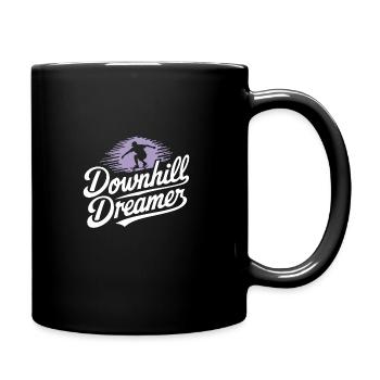 Skater Life: Downhill Longboarding Und Street - Tasse einfarbig - Schwarz - Rechts