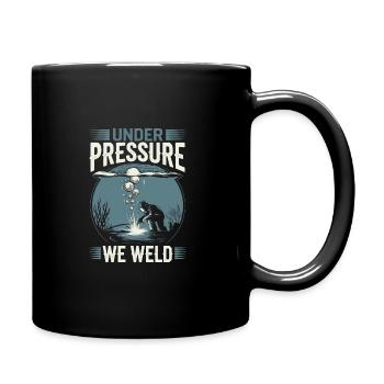Unterwasser Schweißen Marine Taucher Berufe - Tasse einfarbig - Schwarz - Rechts