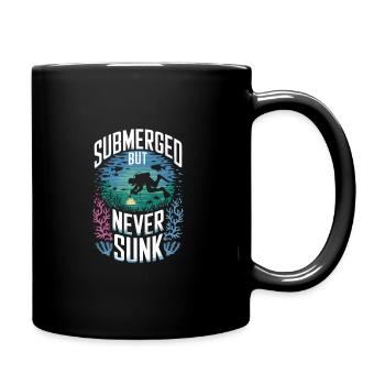 Unterwasser Schweißen Marine Taucher Berufe - Tasse einfarbig - Schwarz - Rechts