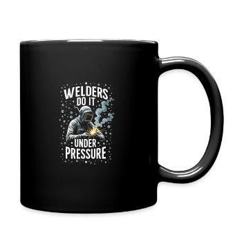 Unterwasser Schweißen Marine Taucher Berufe - Tasse einfarbig - Schwarz - Rechts