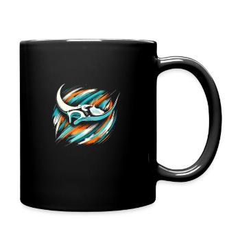 Majestic Manta Ray Ocean Adventure for Marine Life - Full Colour Mug - black - Right