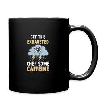 Exhaustion and burnout Koch motivation - Full Colour Mug - black - Right