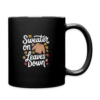 Autumnal blaze of colour for nature lovers and - Full Colour Mug - black - Right
