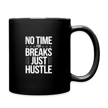 Agitation entrepreneuriale et bourreau de travail en affaires - Mug uni - noir - Droite