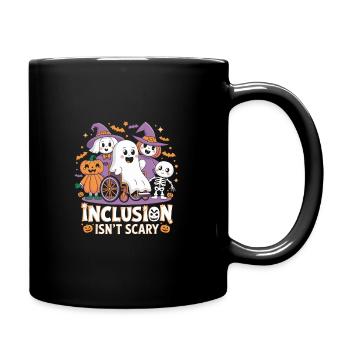 L’inclusion d’Halloween n’est pas effrayante - Mug uni - noir - Droite