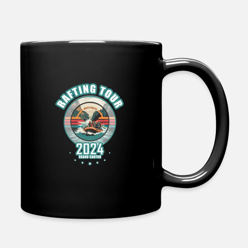 Excursion de rafting en eau vive dans le Grand Canyon 2024 - Mug uni - noir