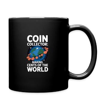 Coin Collector Coin Collection Numismatic History - Tasse einfarbig - Schwarz - Rechts