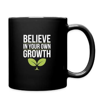 Harness Positivity And Mental Well-Being Through - Full Colour Mug - black - Right