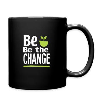 Harness Positivity And Mental Well-Being Through - Full Colour Mug - black - Right