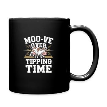 Funny Cow Tipping Joke for Farm Enthusiasts and - Tasse einfarbig - Schwarz - Rechts