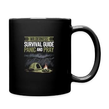 Mastering Wilderness Survival Skills and Outdoor - Tasse einfarbig - Schwarz - Rechts