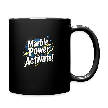 Thrilling Marble Racing Adventures for Enthusiasts - Tasse einfarbig - Schwarz - Rechts