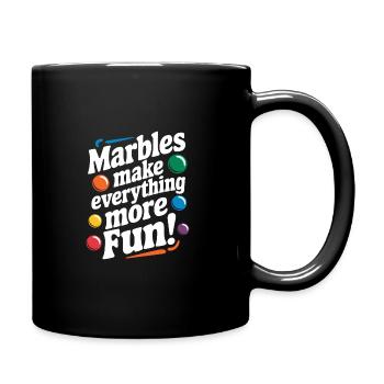 Thrilling Marble Racing Adventures for Enthusiasts - Tasse einfarbig - Schwarz - Rechts
