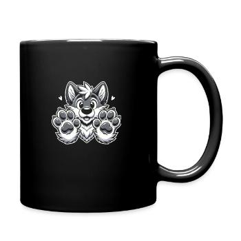 Furry Fandom Enthusiast Cosplay Fun and Fursuiting - Tasse einfarbig - Schwarz - Rechts