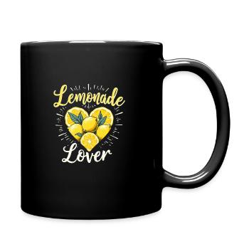 Refreshing Lemonade Vibes: Perfect for Lemonade - Full Colour Mug - black - Right