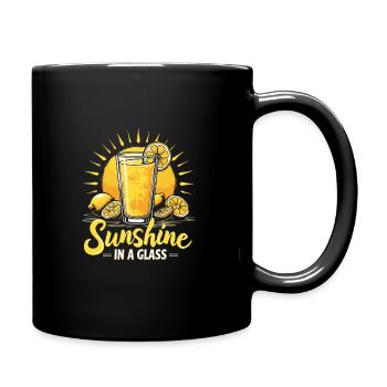 Refreshing Lemonade Vibes: Perfect for Lemonade - Tasse einfarbig - Schwarz - Rechts