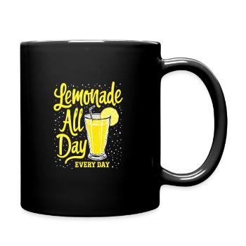 Refreshing Lemonade Vibes: Perfect for Lemonade - Full Colour Mug - black - Right