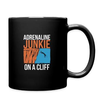 Plongée de falaise Sports d’aventure Thrill Seeker - Mug uni - noir - Droite