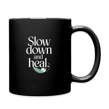 Emotional Healing Journey Towards Mindfulness and - Full Colour Mug - black - Right