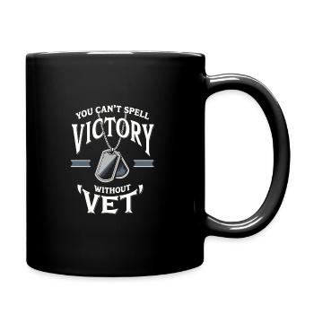 Honorez la Journée des anciens combattants avec le patriotisme et l’armée - Mug uni - noir - Droite