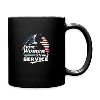 Honorez la Journée des anciens combattants avec le patriotisme et l’armée - Mug uni - noir - Droite