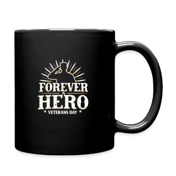 Honorez la Journée des anciens combattants avec le patriotisme et l’armée - Mug uni - noir - Droite