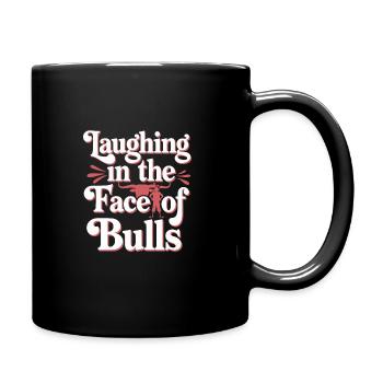 Rodeo Clown Entertainer Bull Riding And Rodeo - Full Colour Mug - black - Right